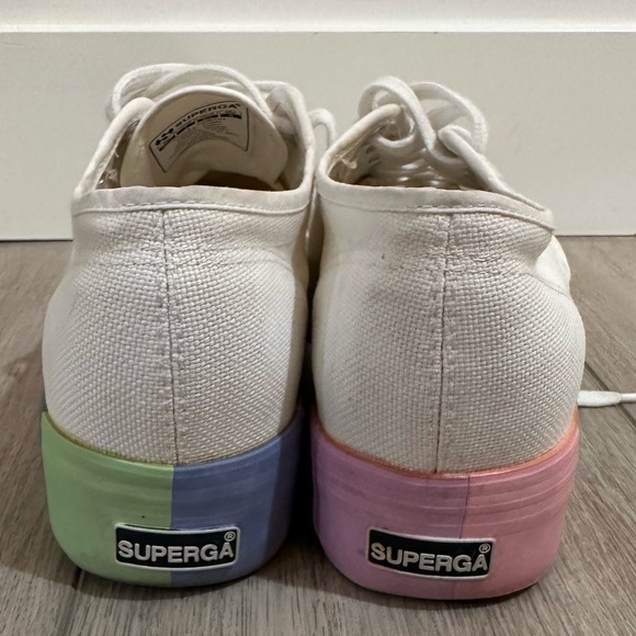 Superga platform sneakers size 8.5 women’s size - Picture 4 of 11